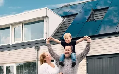 Overtollige energie van zonnepanelen